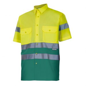 Camisa AV 142 Amarillo Fluor-Verde